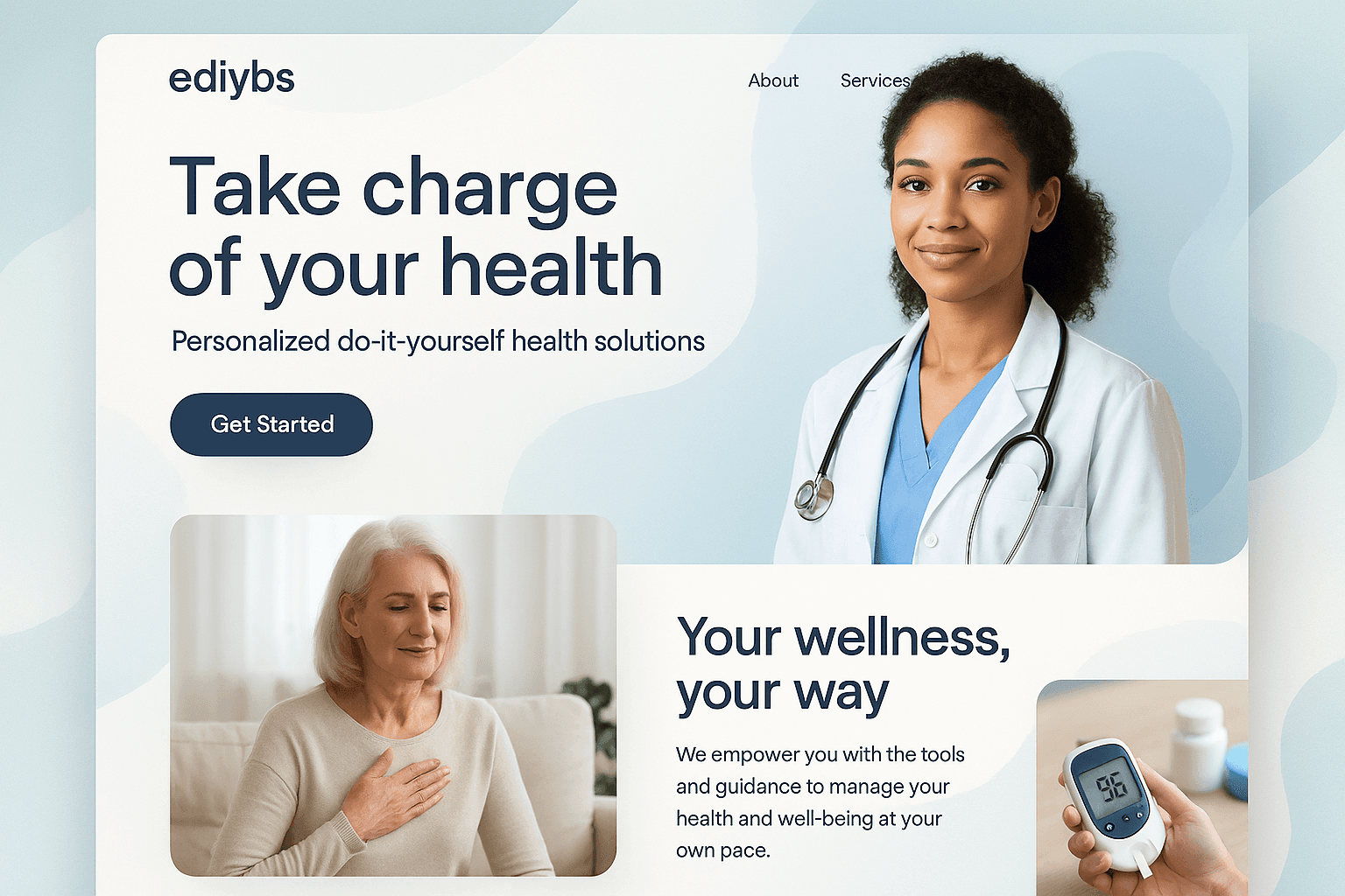 ediybs.com website mockup